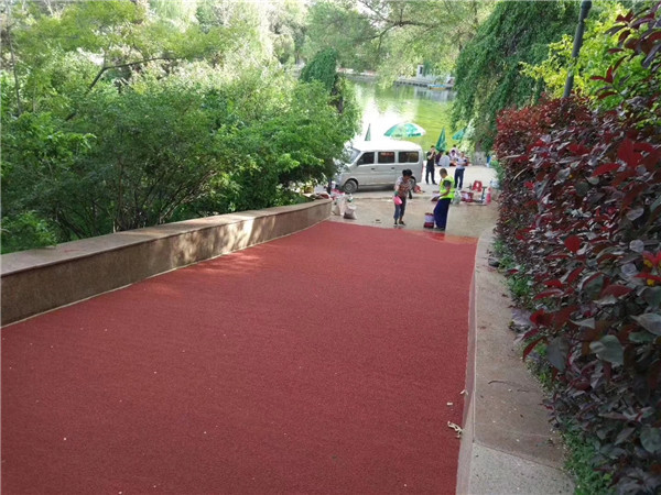 四川彩色路面施工